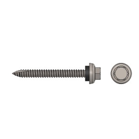 1/4-14×2.5″ Wood Screws for S-5! SolarFoot and S-5 Brackets (50pc) - S-5! Brand Metal Roof Hardware