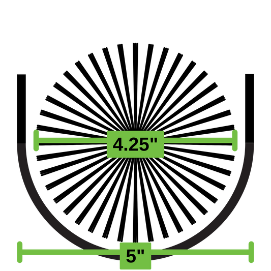 5" Inch GutterBrush Gutter Guard