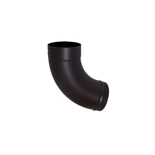 72Β° Downspout Beaded Ground Elbows for Painted Half-Round Gutters - 3" - Dark Bronze