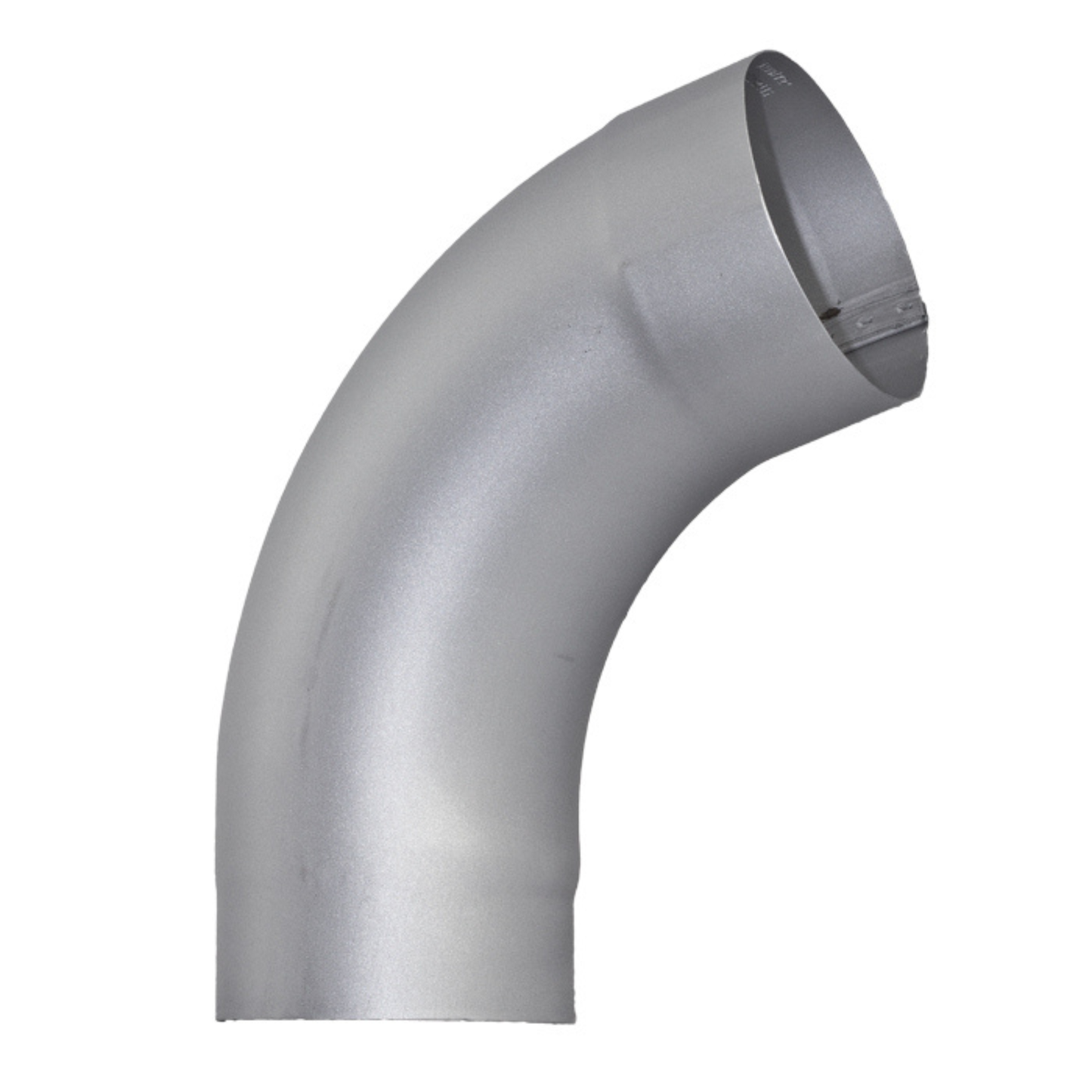72° Downspout Elbows for Painted Half-Round Gutters - 4” - Natural Gray Metallic
