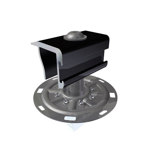 PVKIT 2.0 EdgeGrab with Black Anodized Top Grab - S-5! Brand Metal Roof Solar Attachment