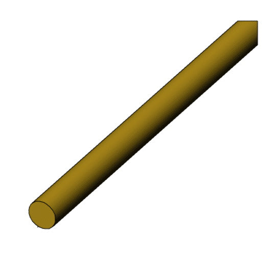 Brass SnoRod for SnoRail & SnoFence 7’8″ - S-5! Brand Metal Roof Snow Retention System