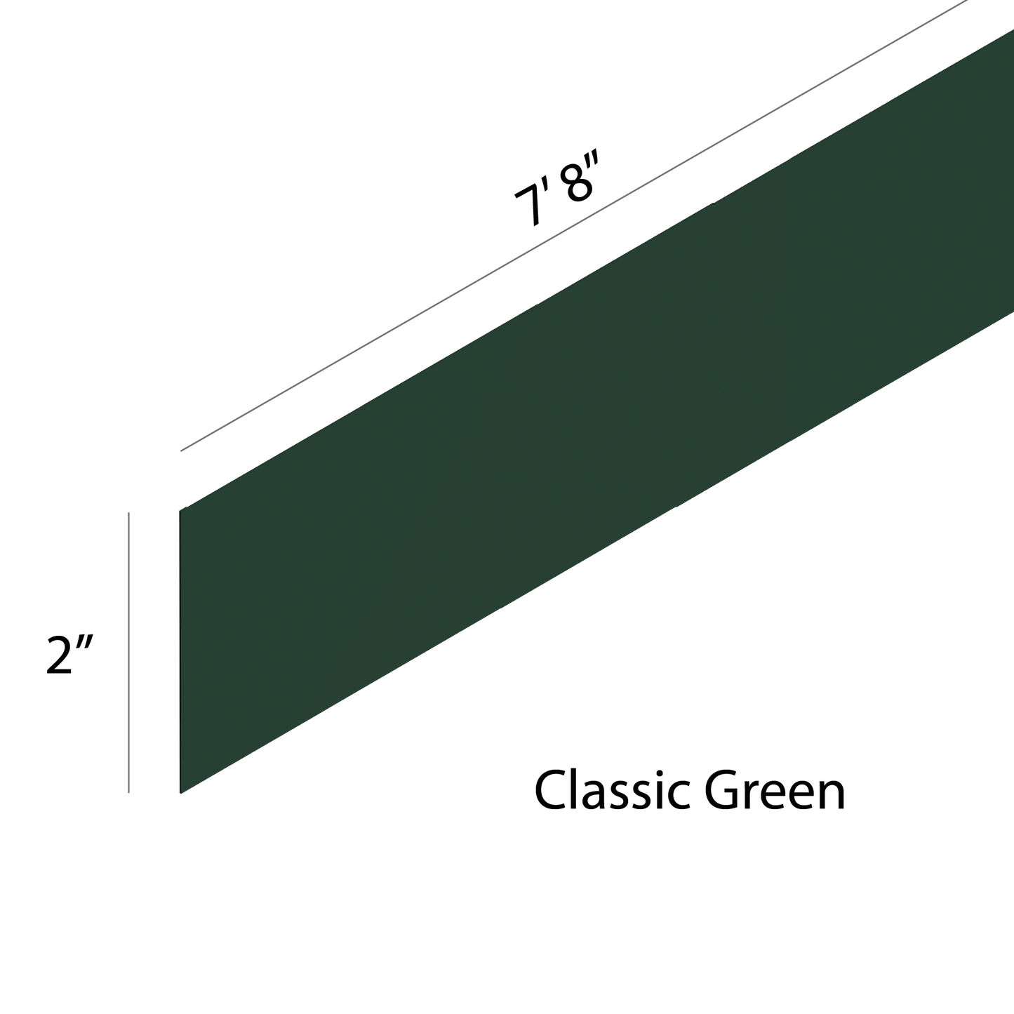 Color Strips for ColorGard® 2.0 7'-8" Snow Rails