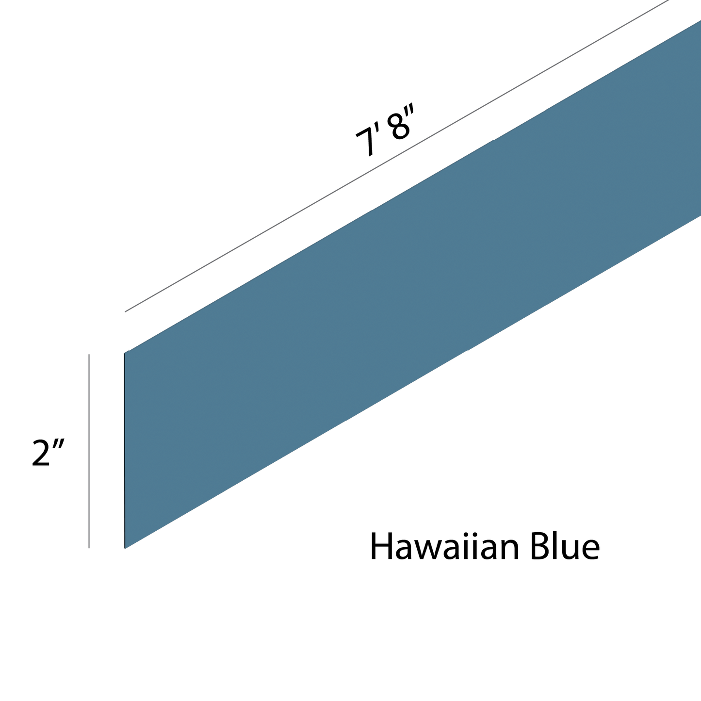 Color Strips for ColorGard® 2.0 7'-8" Snow Rails