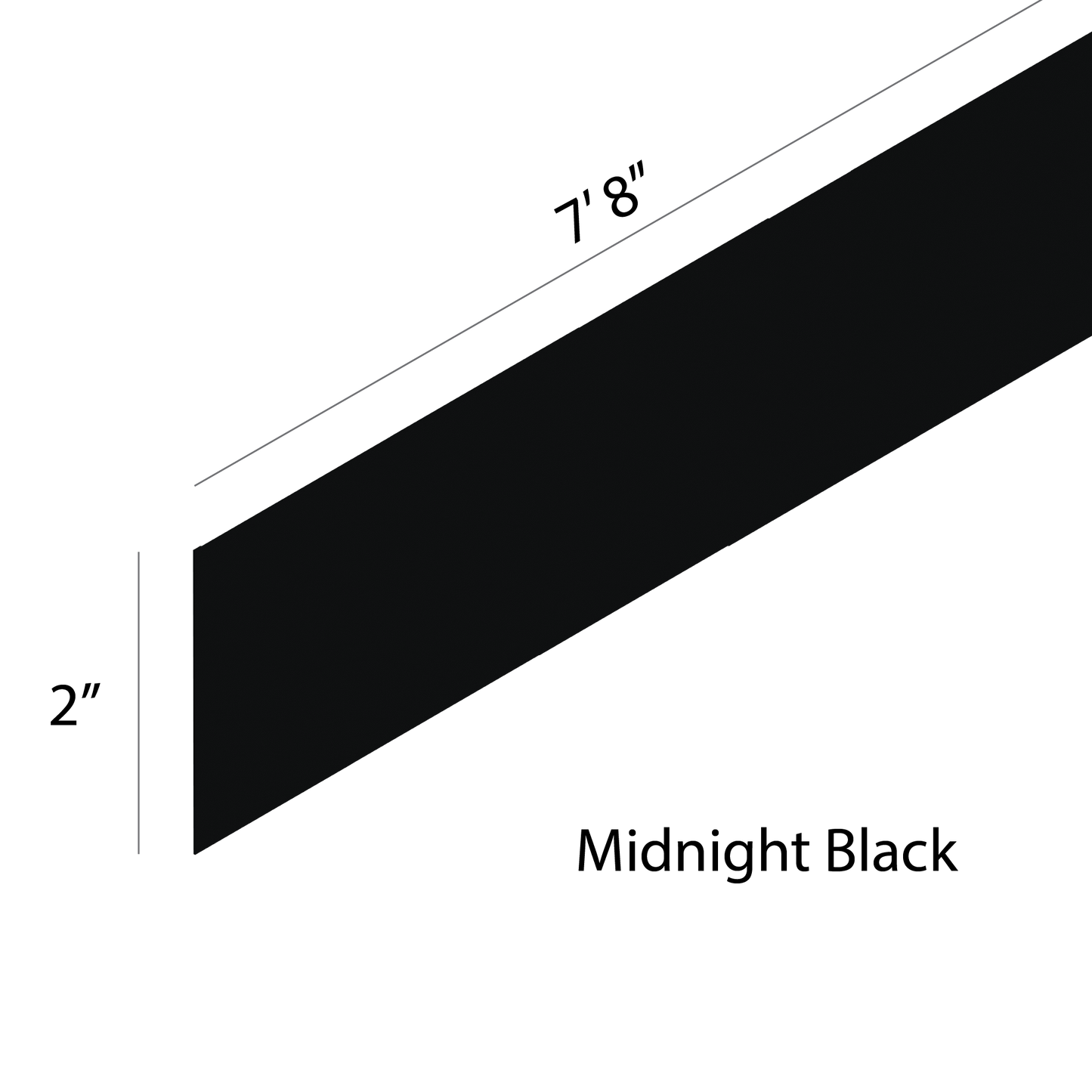 Color Strips for ColorGard® 2.0 7'-8" Snow Rails