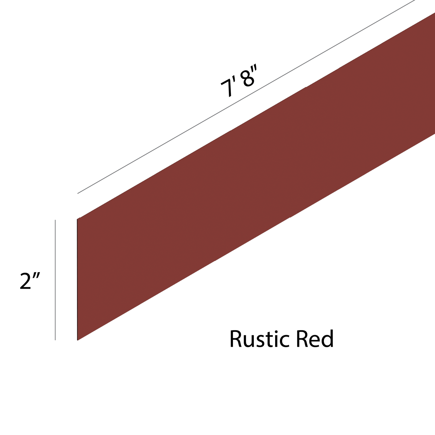 Color Strips for ColorGard® 2.0 7'-8" Snow Rails