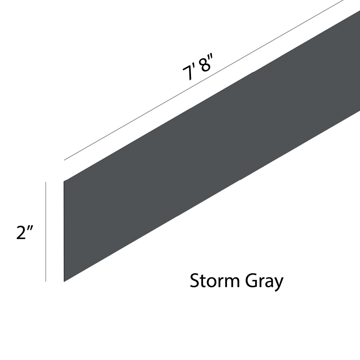 Color Strips for ColorGard® 2.0 7'-8" Snow Rails