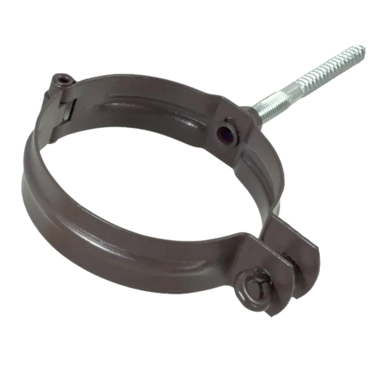 Downspout Brackets for Painted Half-Round Gutters – 3” - Dark Bronze