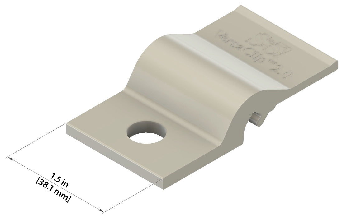 VersaClip 2.0 for ColorGard 2.0 - S-5! Brand Metal Roof Attachment