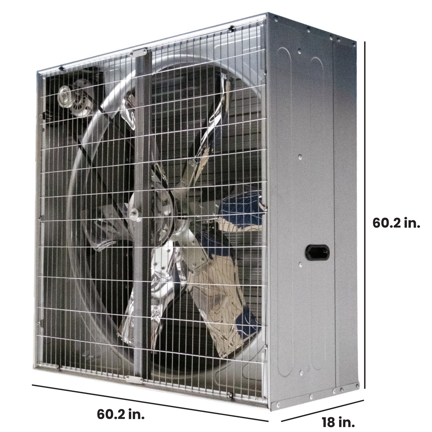 60" Cabinet Exhaust Fan – 2.0 HP Belt Drive (28,200 CFM)
