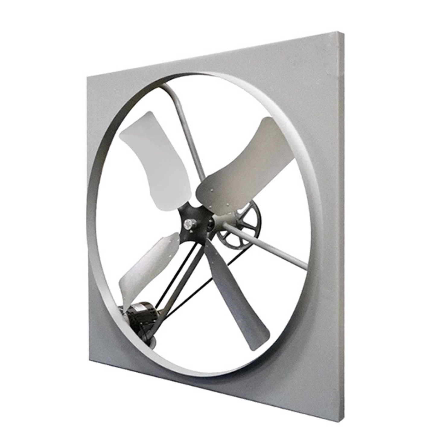 30" Wall Mount Panel Exhaust Fan – 1/3 HP Belt Drive (8,400 CFM)