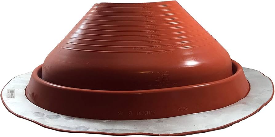 DEKS High Temperature Round Base Pipe Boots