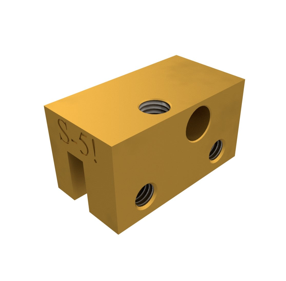 S-5-BSF Brass SnoRail/SnoFence Intermediate Clamp - S-5! Brand Metal Roof Attachment