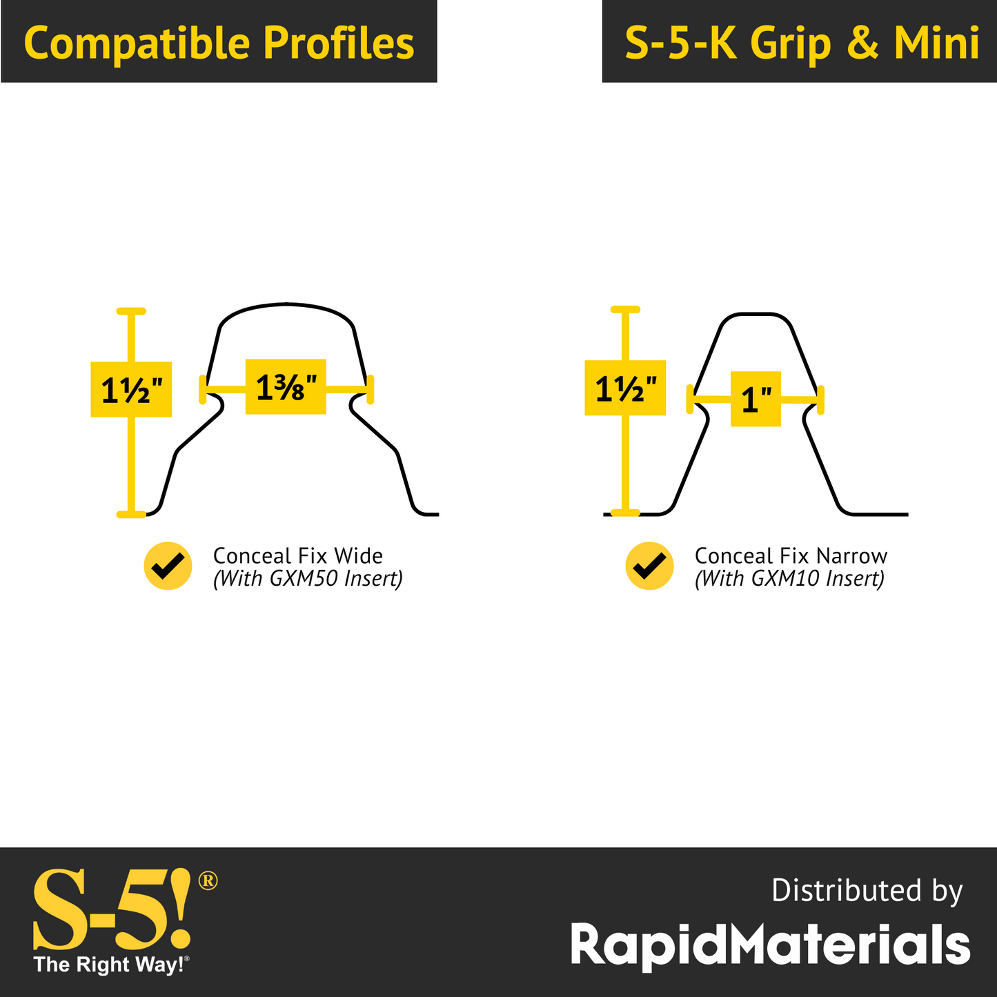 S-5-K Grip Mini Seam Clamp