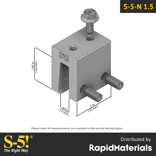 S-5-N 1.5 Seam Clamp