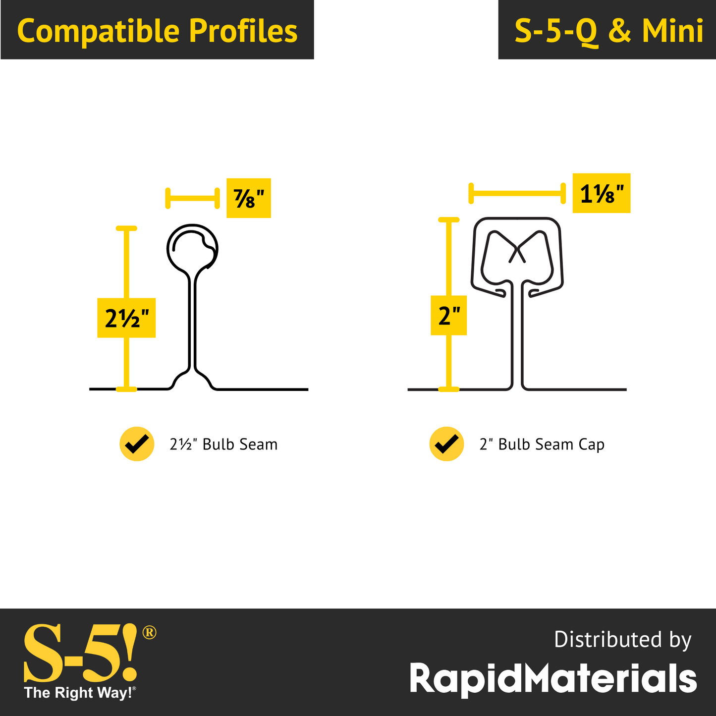S-5-Q Seam Clamp