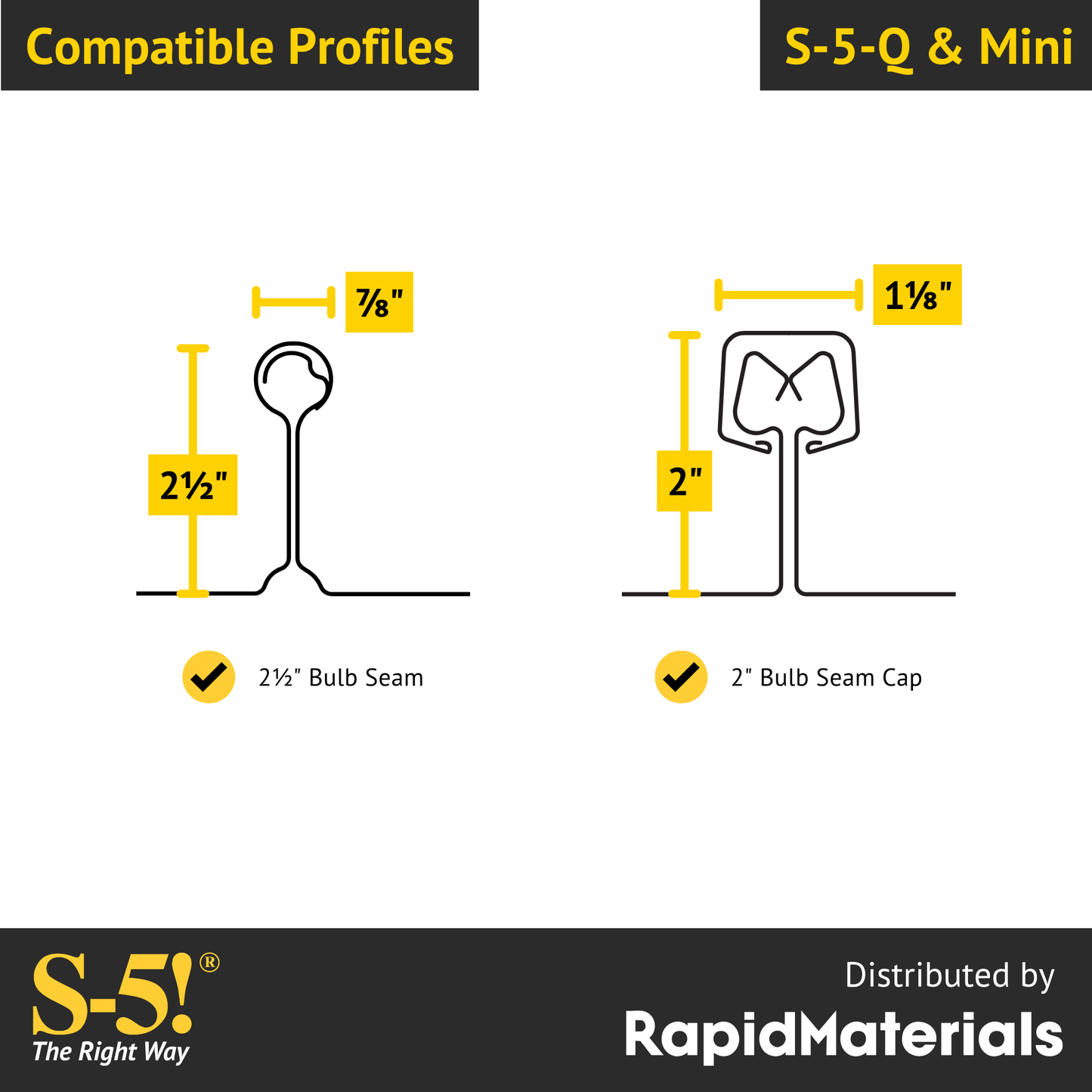 S-5-Q Seam Clamp