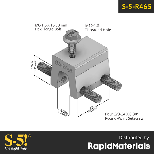 S-5-R465 Seam Clamp