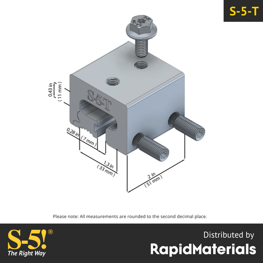 S-5-T Seam Clamp