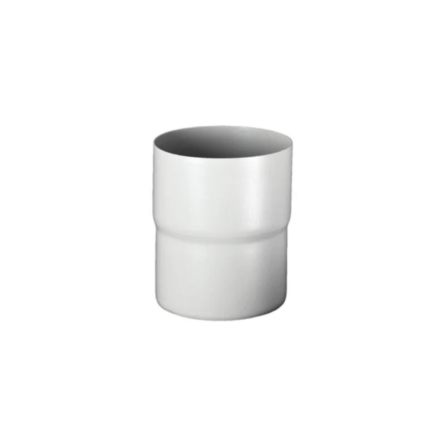 Downspout Connectors for Painted Half-Round Gutters - 5" - Antique White