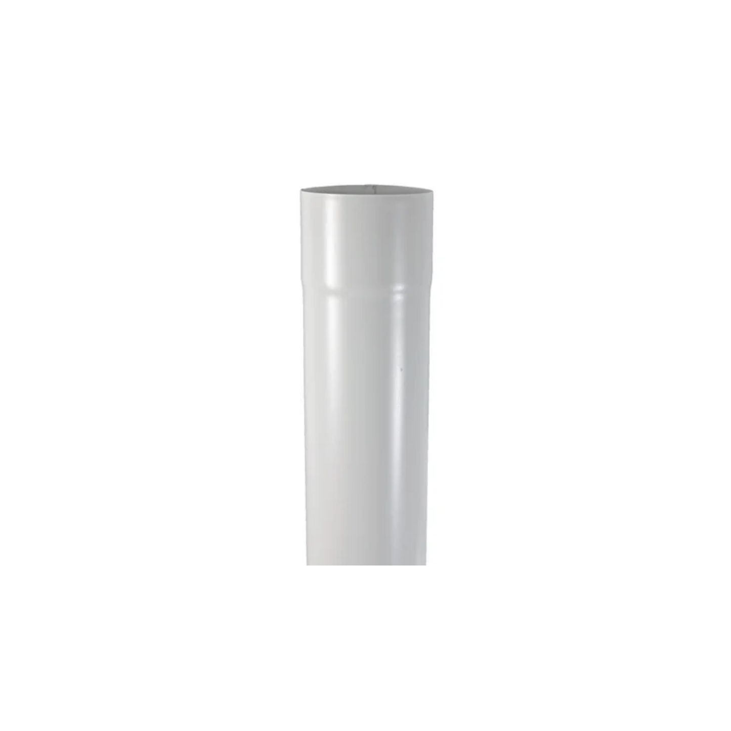 Round Downspouts for Painted Half-Round Gutters - 3" x 10' - Antique White