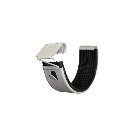 Gutter Connectors for Painted Half-Round Gutters - 6" - Antique White