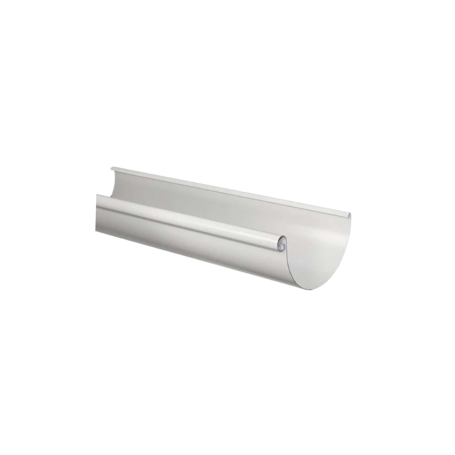 Half-Round Gutters for Painted Steel by Zambelli - 6" x 18'0" - Antique White
