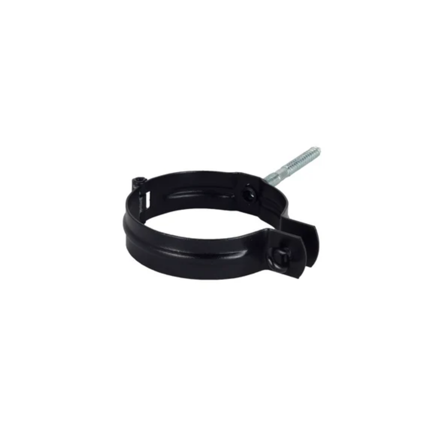 Downspout Brackets for Painted Half-Round Gutters – 4” - Black