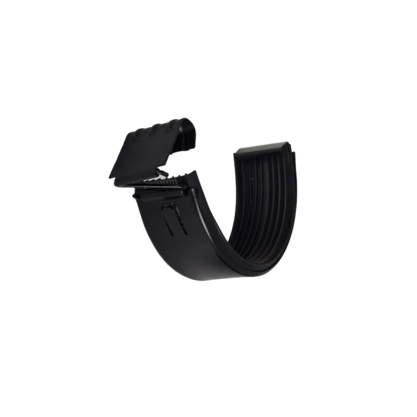 Gutter Connectors for Painted Half-Round Gutters - 6" - Black