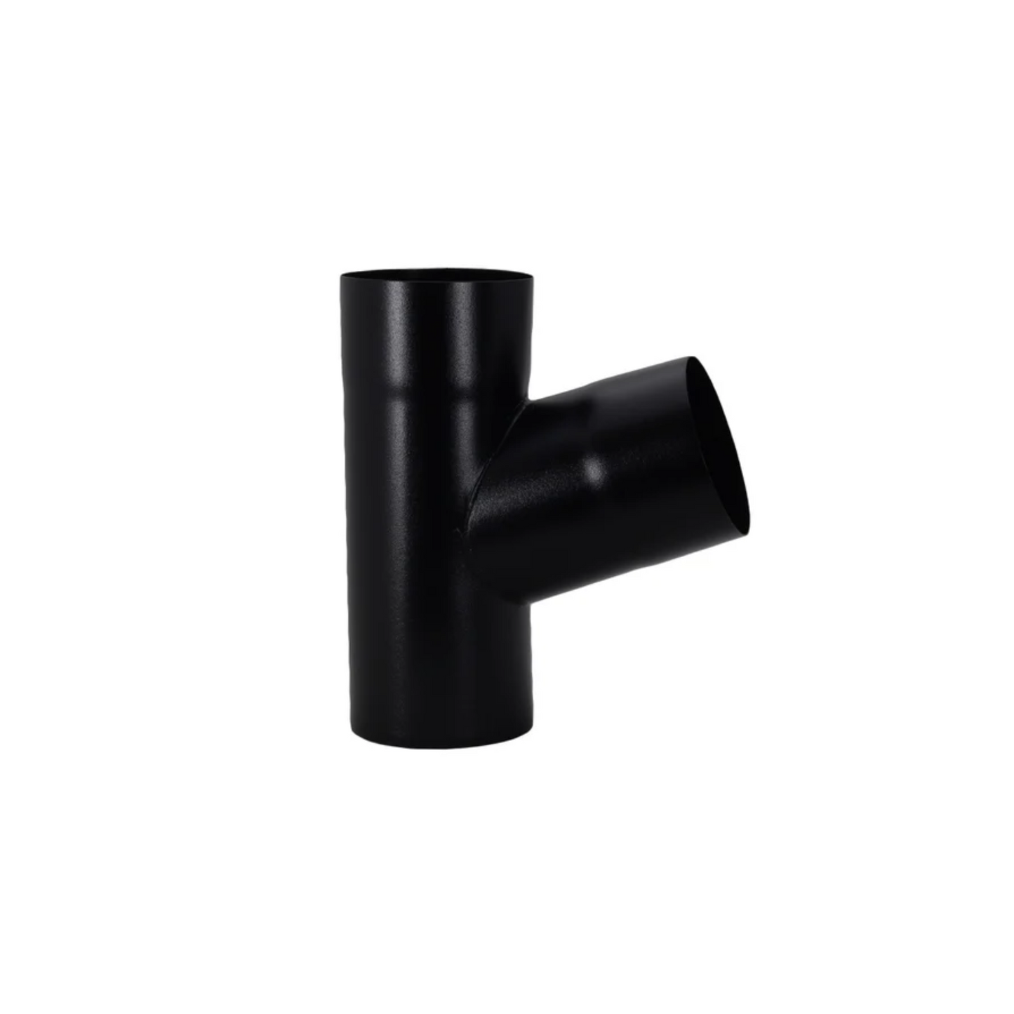 Downspout Y-Connectors for Painted Half-Round Gutters - 4” - Black
