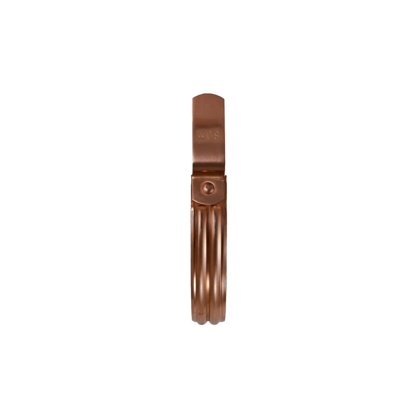 Heavy Duty Fascia Mount Gutter Hangers for Copper Half-Round Gutters - 6"