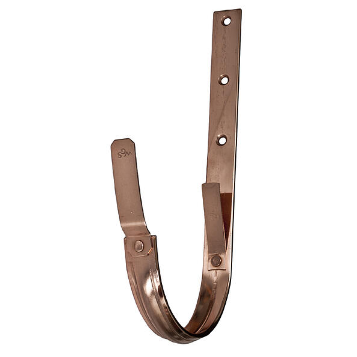 Standard Duty Roof Mount Gutter Hangers for European Copper Half-Round Gutters - 5"