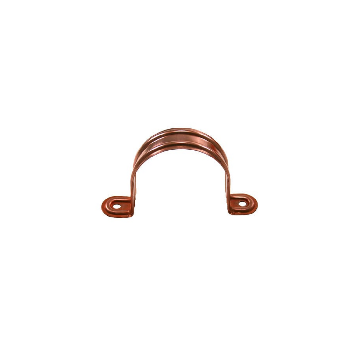 Stamped Downspout Brackets for Copper Half-Round Gutters - 3"