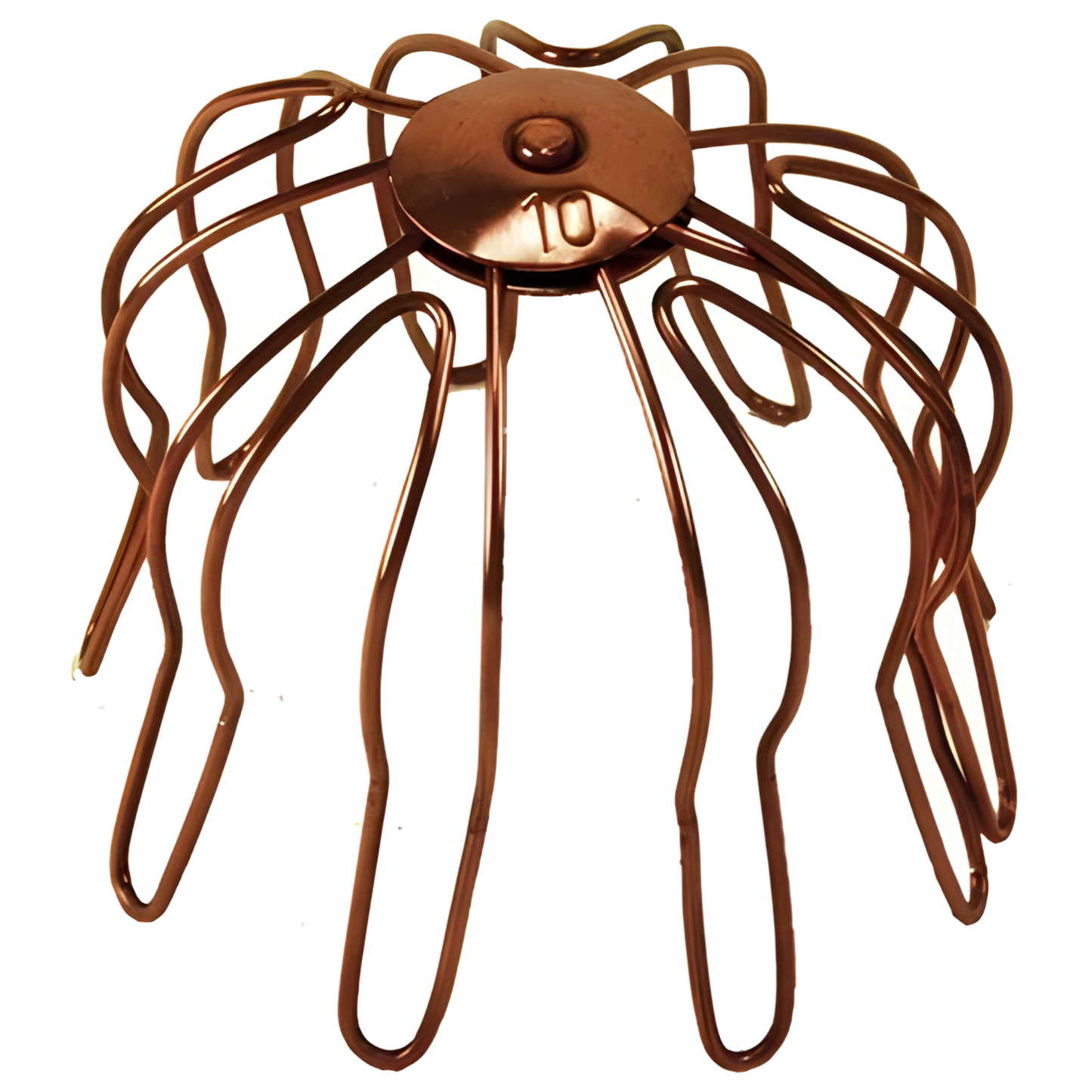 Wire Downspout Strainers for Copper Half-Round Gutters - 4"