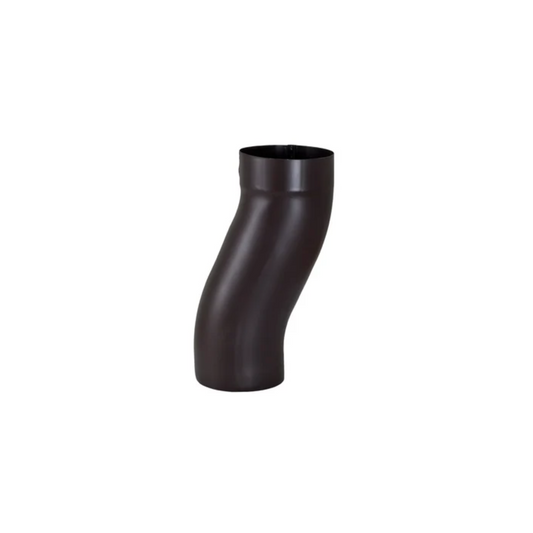 Downspout 2" Offsets for Painted Half-Round Gutters - 3" - Dark Bronze