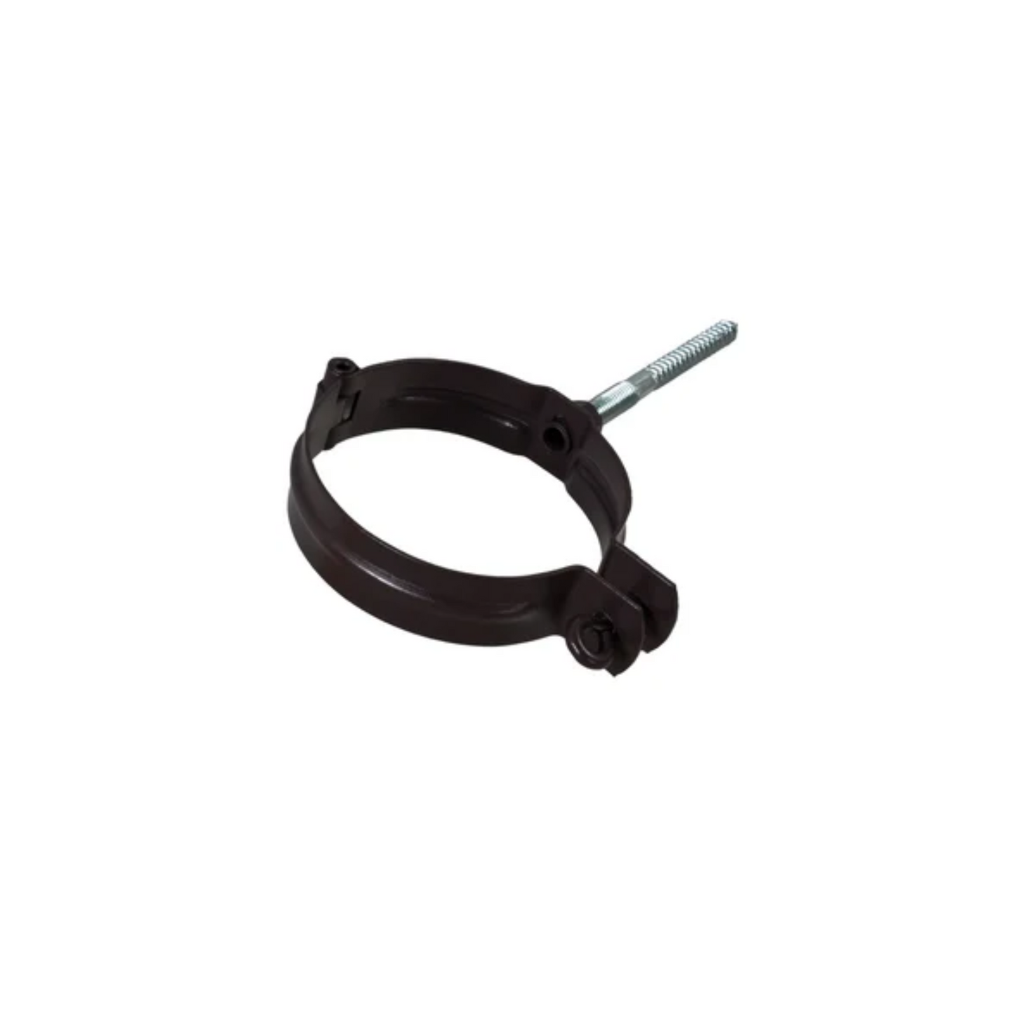 Downspout Brackets for Painted Half-Round Gutters – 4” - Dark Bronze