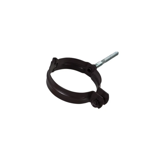 Downspout Brackets for Painted Half-Round Gutters β 3β - Dark Bronze