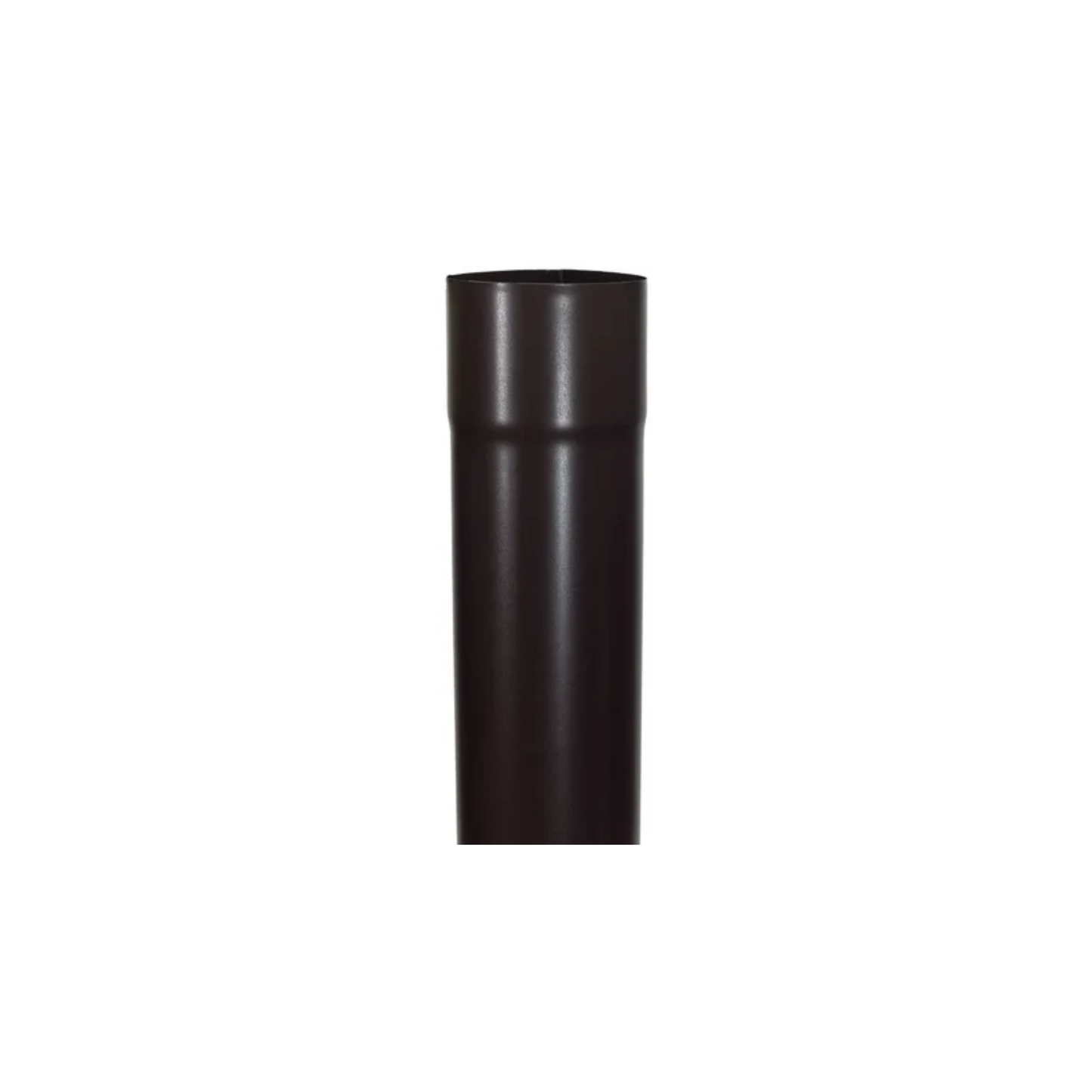 Round Downspouts for Painted Half-Round Gutters - 4" x 10' - Dark Bronze