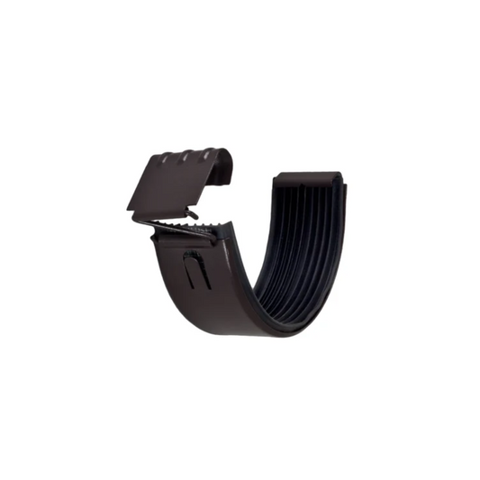 Gutter Connectors for Painted Half-Round Gutters - 6" - Dark Bronze