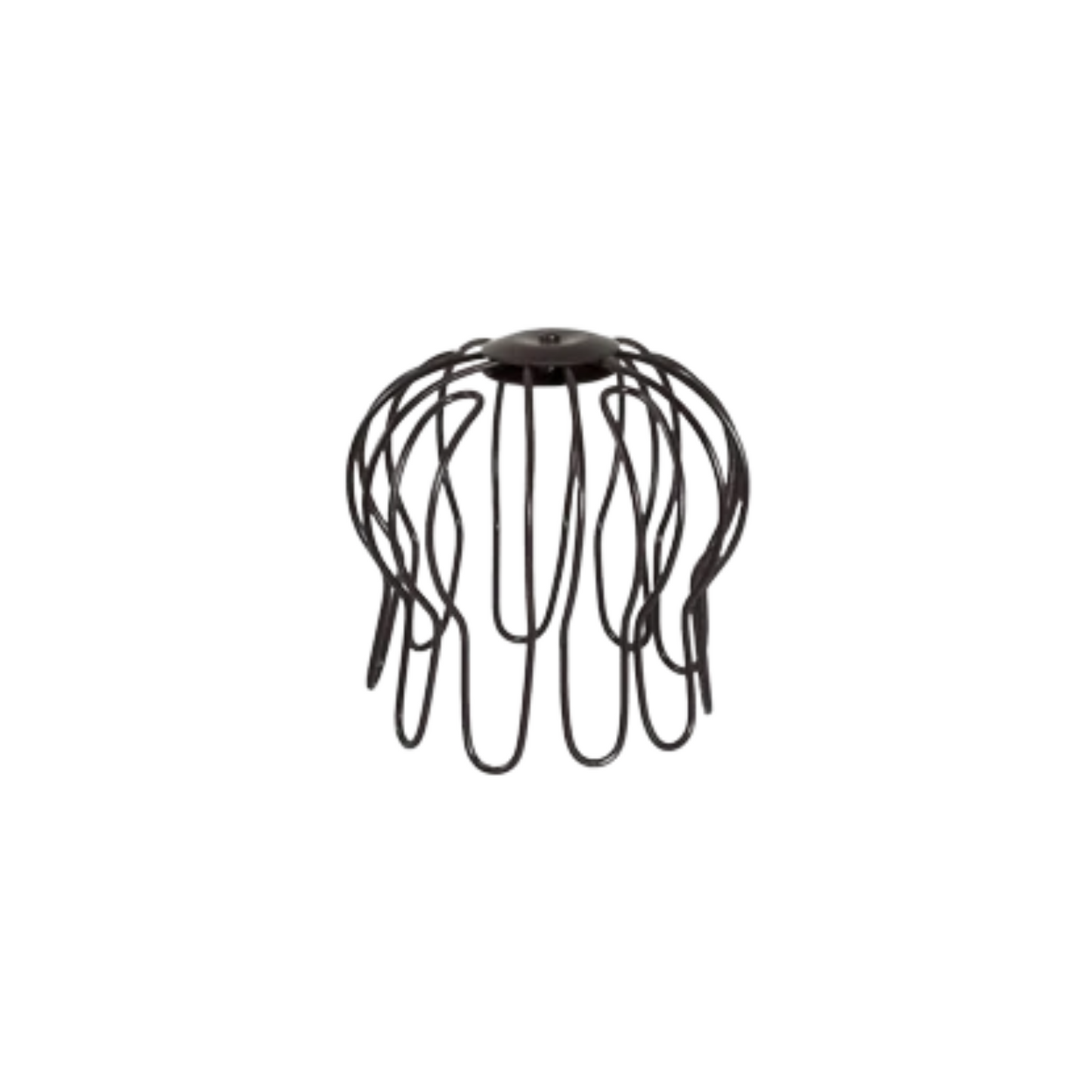 Wire Downspout Strainers for Painted Half-Round Gutters - 5" - Dark Bronze