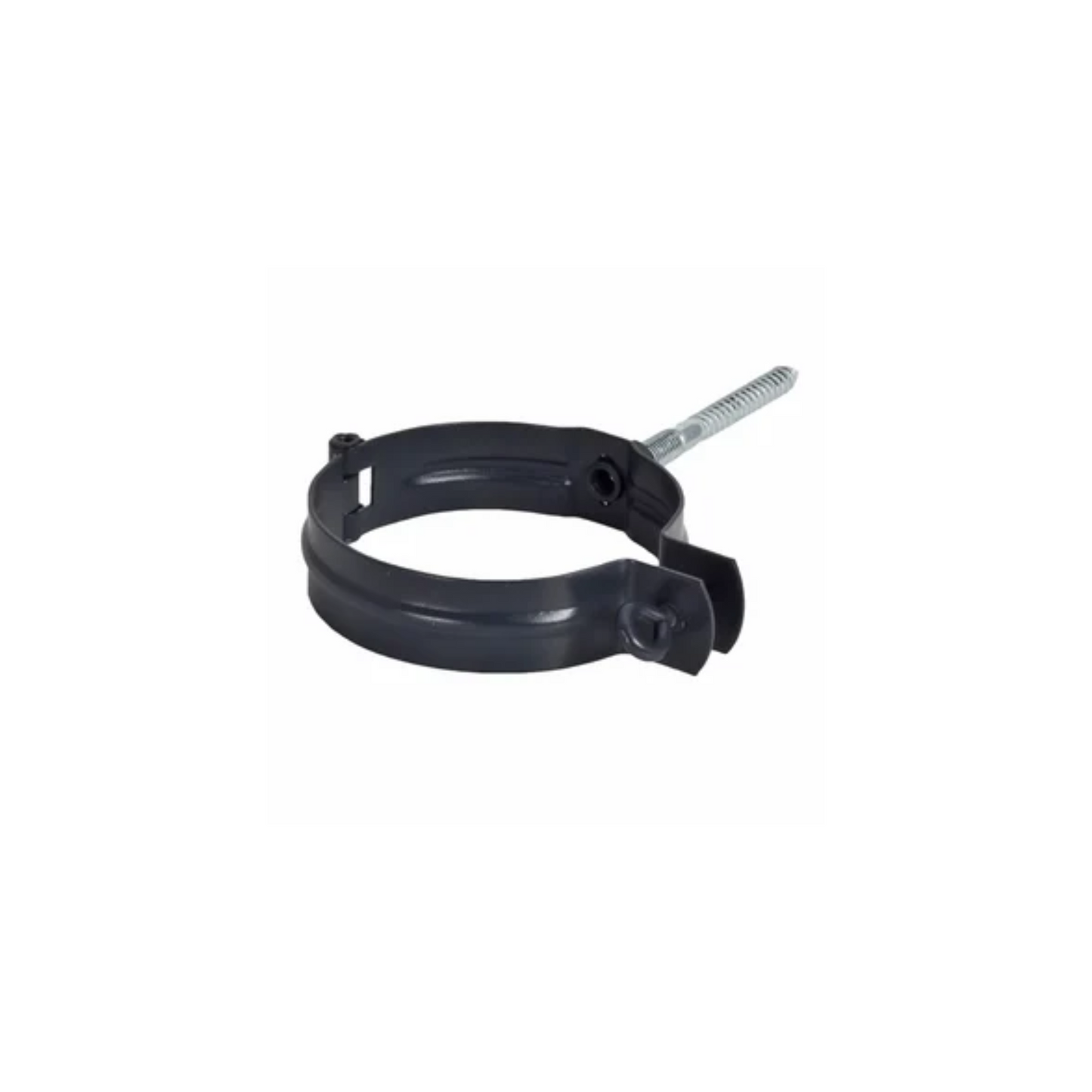 Downspout Brackets for Painted Half-Round Gutters – 3” - Dark Charcoal