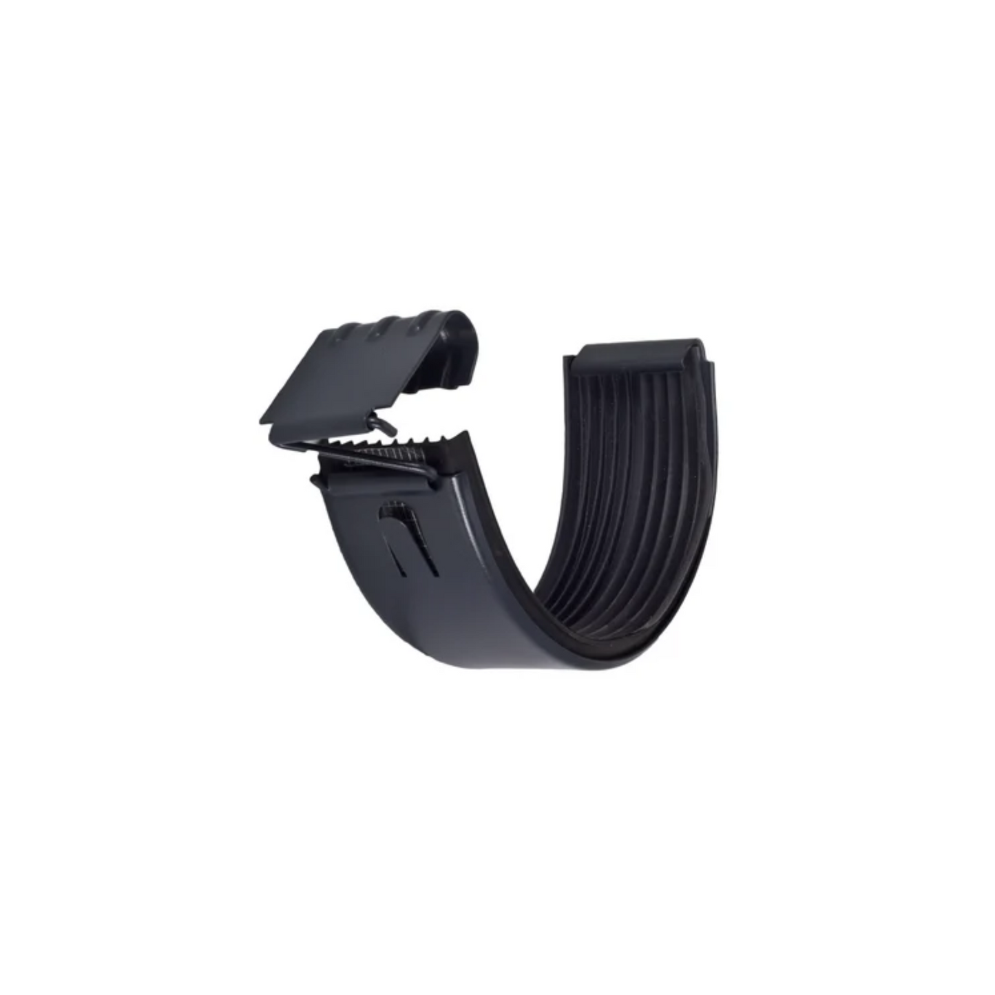 Gutter Connectors for Painted Half-Round Gutters - 5" - Dark Charcoal