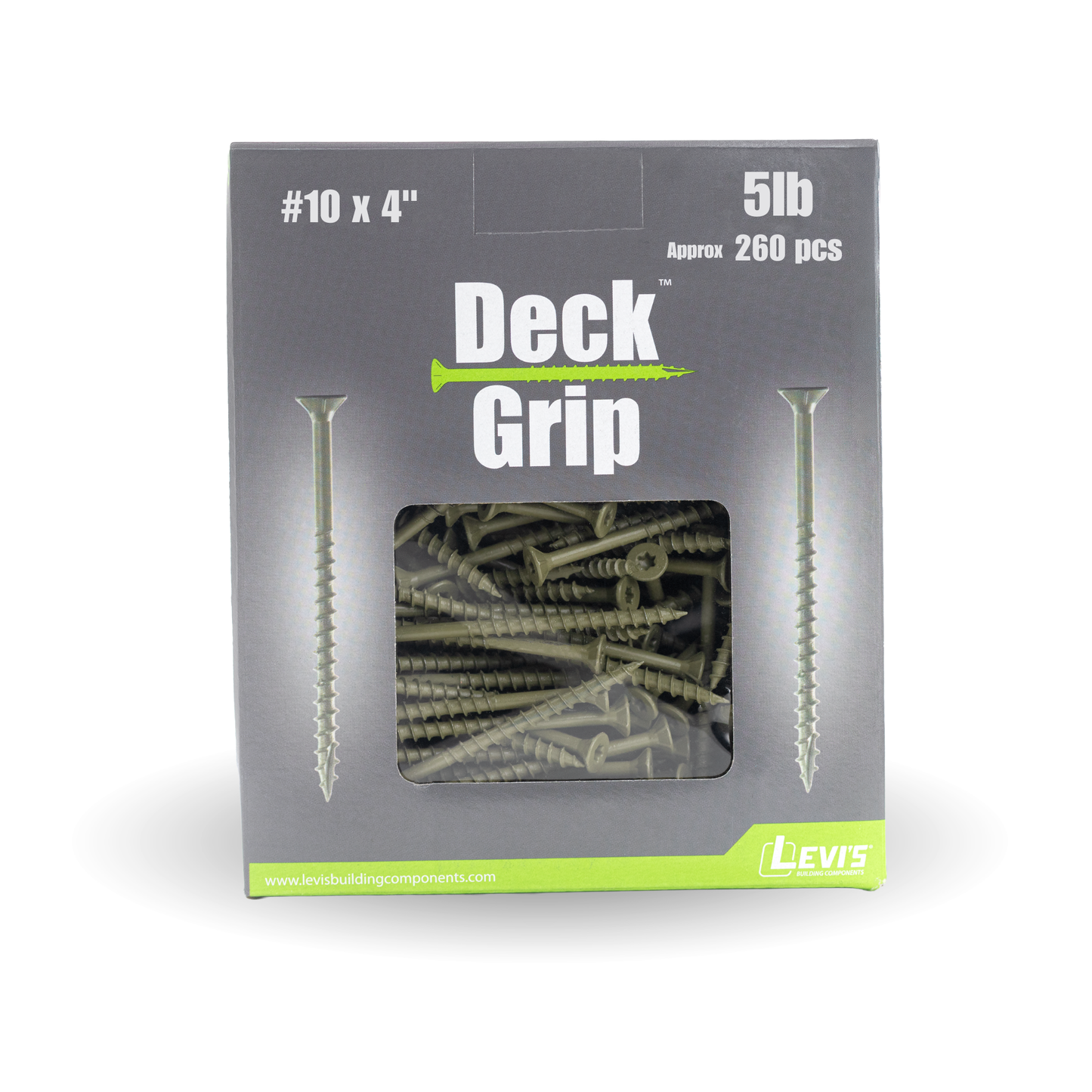 DeckGrip Deck Screw – #10 x 4"