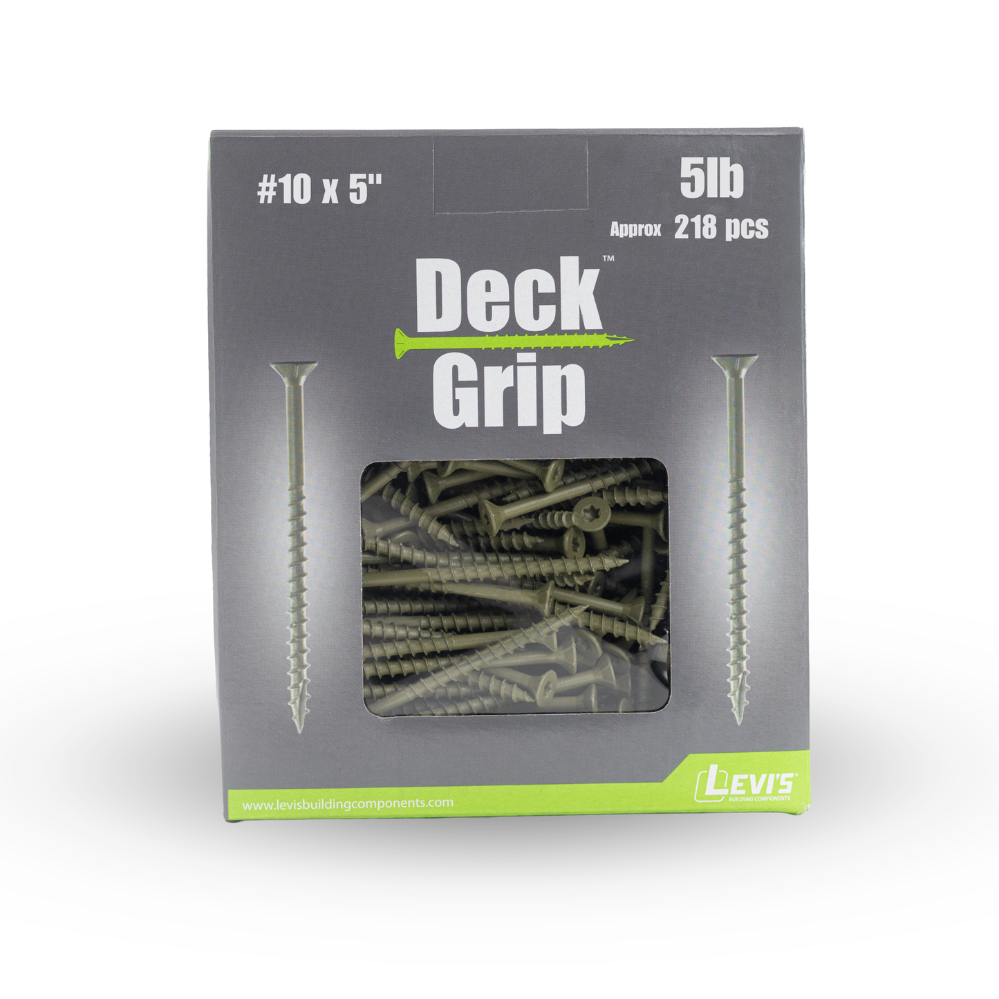DeckGrip Deck Screw – #10 x 5"