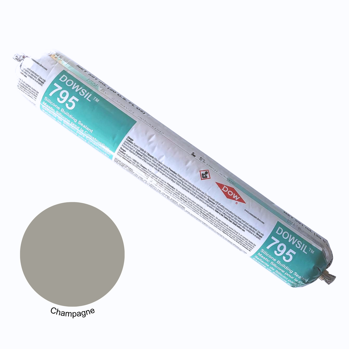 DOWSIL 795 Silicone Sealant - 20oz Sausage