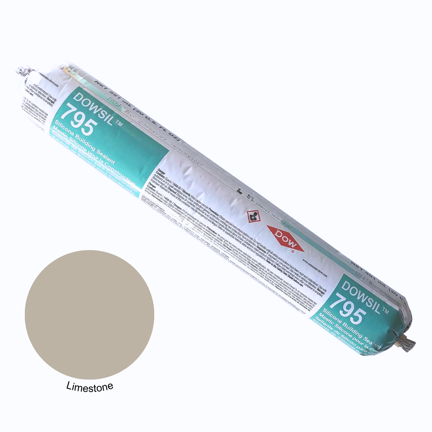 DOWSIL 795 Silicone Sealant - 20oz Sausage