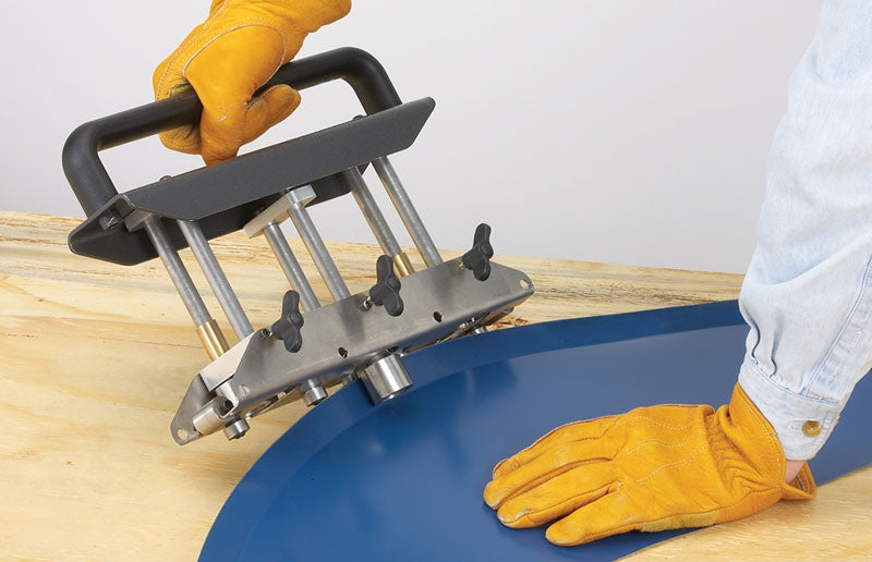 Malco ER3 3-Station Metal Edge Roller – Adjustable 5/8″–4″ Bend Depth