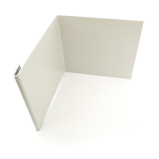 85° Plumb Drip Aluminum Flashing – Open Hem – 10′ - Set of 4