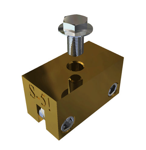 S-5-B Brass Seam Clamp - S-5! Brand Standing Seam Metal Roof Attachment Clamp