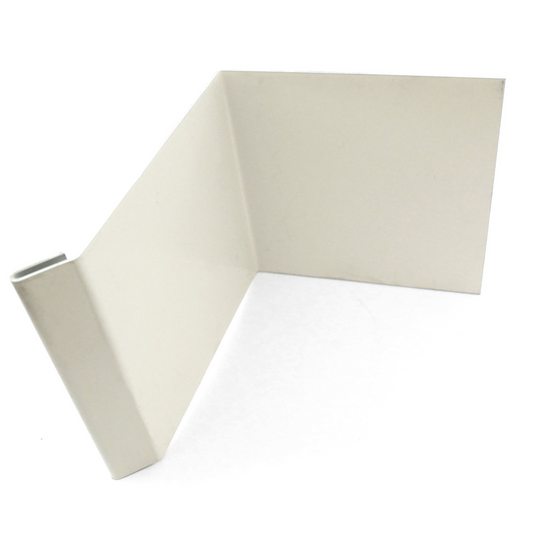 85° Standard Drip Aluminum Flashing – Open Hem – 10′ - Set of 4